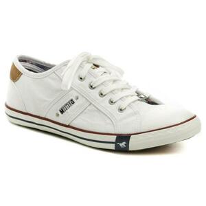 Mustang 4058-310-1 bílé pánské tenisky - EU 44 obraz