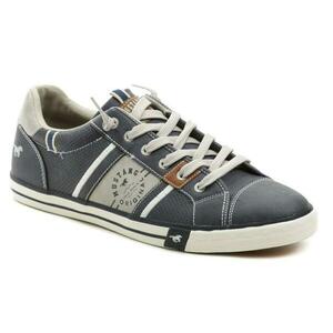 Mustang 4072-317-800 modré pánské nadměrné polobotky - EU 47 obraz