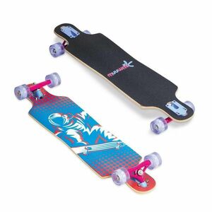 Muuwmi Longboard Compact ABEC 7 SPACE, se svítícími kolečky obraz
