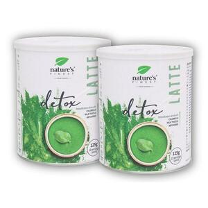 Natures Finest 2x Detox Latte 125g obraz