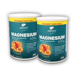 Natures Finest 2x Magnesium drink mix 400mg / serving 200g obraz