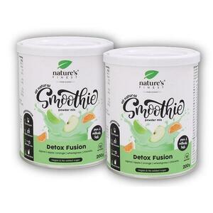 Natures Finest 2x Smoothie detox fusion 200g obraz
