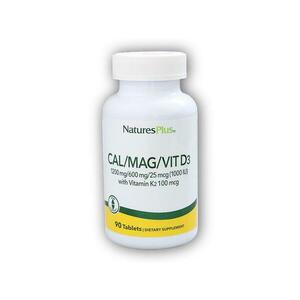 Natures Plus Source of Life Cal/Mag/D3 90 tablet obraz