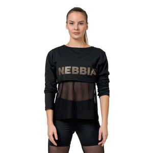 Nebbia Intense Tričko Intense Mesh 805 - XS - černá obraz