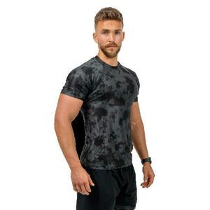 Nebbia Kompresní Camouflage Tričko FUNCTION 340 - XXL - černá obraz