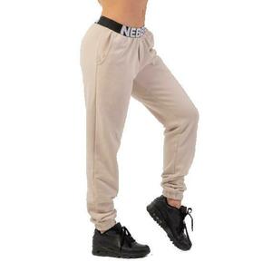 Nebbia Tepláky Iconic s elastickým pasem NEBBIA 408 - XS - hnědá obraz