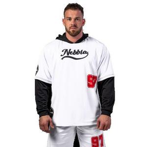 Nebbia Tričko s kapucí PLAY BIG 376 - XXXL - bílá obraz