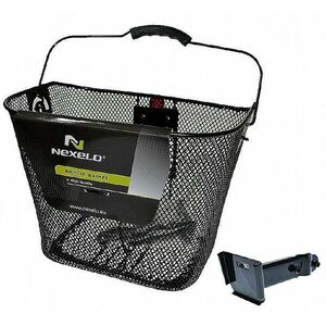 Nexelo černý koš s klipen na představec obraz