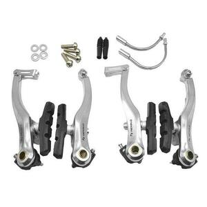 Nexelo V-brake AL Stříbrné čelisti brzdové obraz