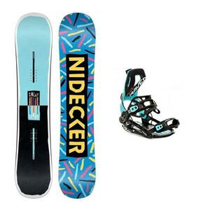 Nidecker Cheat Code Youth dětský snowboard + Raven Fastec FT360 black/mint vázání - 142 cm + M (EU 39-42) obraz