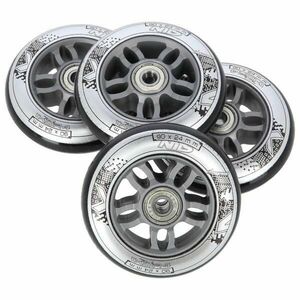 Nils Sada černých PU koleček 84x24 + ložiska ABEC9 Extreme obraz