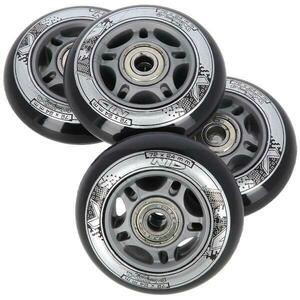 Nils Sestava černých PU koleček 72x24 + ložiska ABEC9 EXTREME obraz