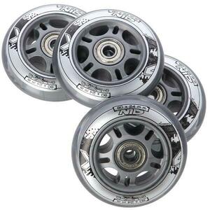 Nils Sestava čirých PU koleček 80x24 + ložiska ABEC7 EXTREME obraz