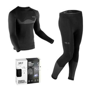 NILS Set pánského funkčního prádla BTZ0464 Magnus černé - 2XL/3XL obraz