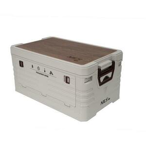Nils Skládací box Camp NCB4002 2v1 s víkem a dřevěnou deskou 50L obraz
