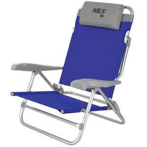Nils Skládací kempingové křeslo Camp NC3502 šedé/modré obraz