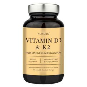 Nordbo Vitamin D3 K2 Magnesium 90 kapslí obraz