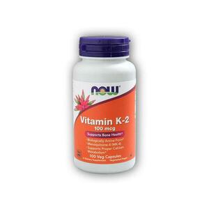 NOW Foods Vitamin K2 jako MK-4 100ug 100 rostlinných kapslí obraz