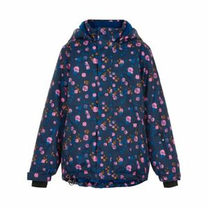 Dívčí lyžařská bunda COLOR KIDS-Ski jacket AOP, AF 10.000-Dress Blues obraz
