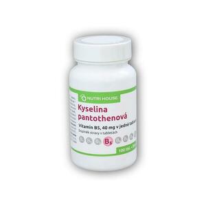 Nutri House Kyselina pantothenová B5 40mg 100 tablet obraz