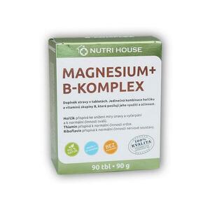 Nutri House Magnesium + B-komplex 90 tablet obraz