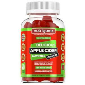 Nutrigums Apple Cider Complex 60 Želé - bez příchutě obraz