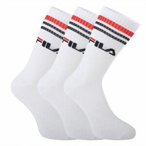 Ponožky FILA-F9090 SOCKS LIFESTYLE PLAIN 3 PACK-300 WHITE obraz