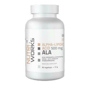 NutriWorks Alpha Lipoic Acid 500mg 90 kapslí obraz