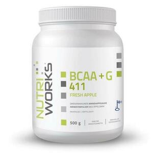 NutriWorks BCAA + Glutamin 4: 1: 1 500g - Jablko obraz