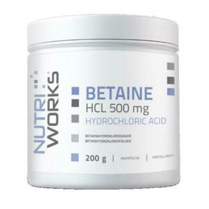 NutriWorks Betaine HCL 500mg 200g obraz