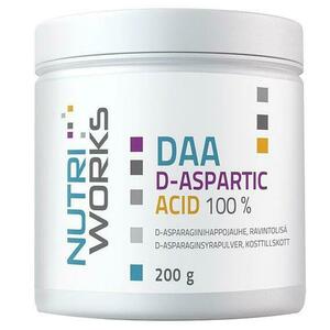 NutriWorks DAA D-Aspartic Acid 200g obraz