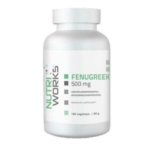 NutriWorks Fenugreek 500mg 100 kapslí obraz