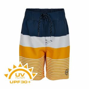Chlapecké plavky COLOR KIDS-Swim shorts stripes UPF 30+ Saffron obraz