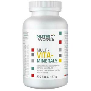 NutriWorks Multivitaminerals 120 kapslí obraz