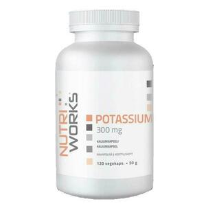 NutriWorks Potassium 300mg 120 kapslí obraz