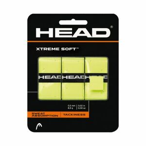 Vrchní omotávka HEAD-Xtreme Soft 3pcs Pack Yellow obraz