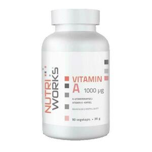 NutriWorks Vitamin A 1000g 90 kapslí obraz