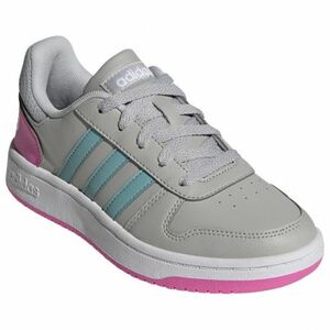 Dětská rekreační obuv ADIDAS-Hoops 2.0 core grey two/mint ton/screaming pink obraz