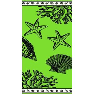 Oboustranná plážová osuška Lovely Home Baleari lime obraz
