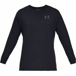 Pánské tréninkové tričko s dlouhým rukávem UNDER ARMOUR-UA SPORTSTYLE LEFT CHEST LS-BLK obraz
