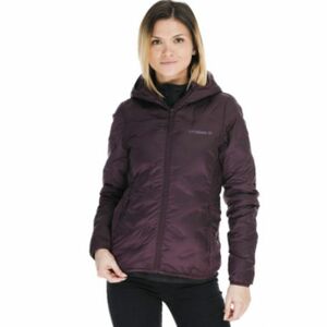 Dámská bunda FUNDANGO-ALSEA Hooded Down Jacket-398 - aubergine obraz