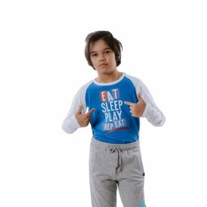 Chlapecké tričko s dlouhým rukávem AUTHORITY KIDS-T-EAT-blue obraz