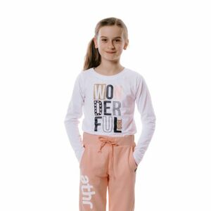 Dívčí tričko s dlouhým rukávem AUTHORITY KIDS-T-WONDERFUL white obraz