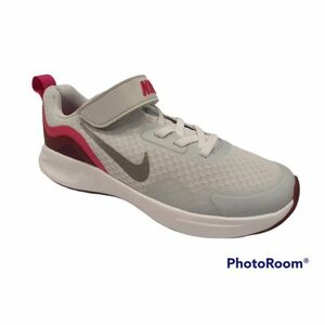 Dětská rekreační obuv NIKE-WearAllDay K pure platinum/smoke grey/pink prime obraz