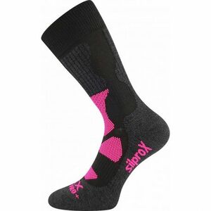 Dámské turistické ponožky VOXX-Etrex-Black/Pink obraz