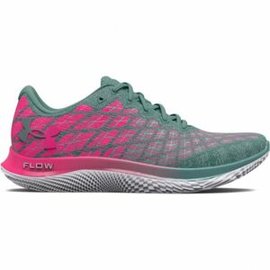 Pánská běžecká obuv UNDER ARMOUR-UA FLOW Velociti Wind 2 DL retro teal/electro pink/black obraz