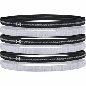 Dámská čelenka UNDER ARMOUR-UA HTR Mini Headband 6PK-BLK obraz