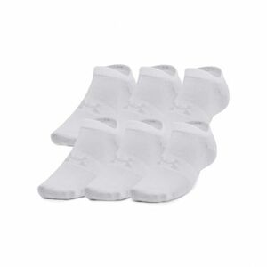 Ponožky UNDER ARMOUR-UA Essential No Show 6 Pack-WHT obraz