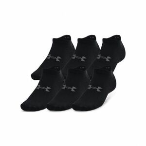 Ponožky UNDER ARMOUR-UA Essential No Show 6 Pack-BLK obraz