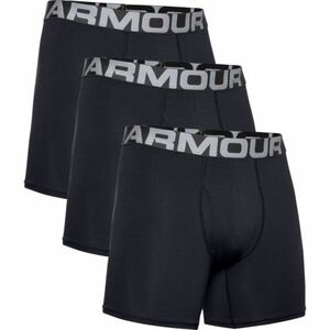 Pánské boxerky UNDER ARMOUR-3 PACK-UA Charged Cotton 6in-BLK obraz